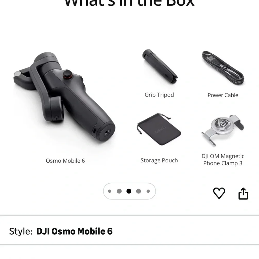 DJI OsmoMobile6GraySmartphoneStabilizer(withBag!!!! - Picture 7 of 15